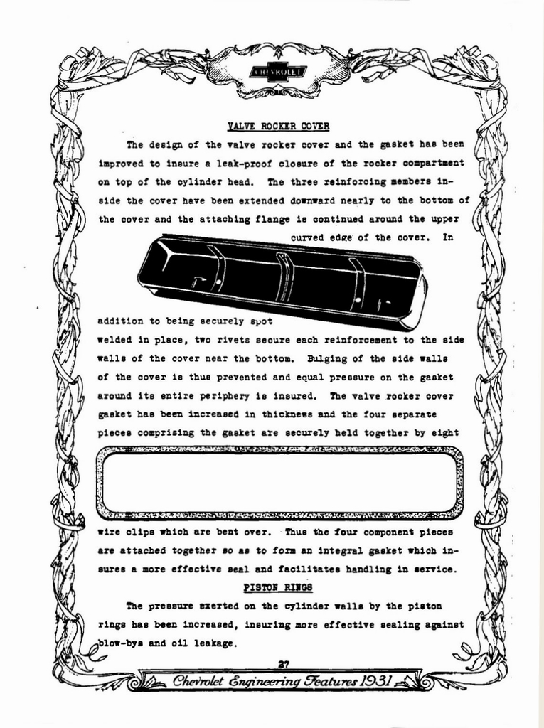 1931 Chevrolet Engineering Features Page 79